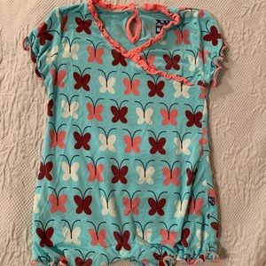 Girl’s Kickee Pants butterfly romper.